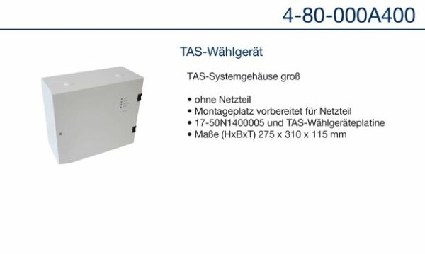 Daitem 4-80-000A400 TAS-Systemgehäuse groß