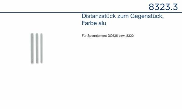 Daitem 8323.3 Distanzstück zum Gegenstück