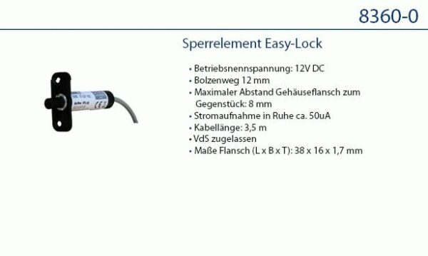 Daitem 8360-0 EasyLock Sperrelement