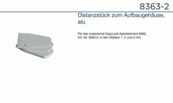 Daitem 8363-2 Distanzstück zum Aufbaugehäuse