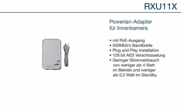 Daitem RXU11X Powerlan-Adapter für Innenkamera