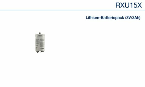 Daitem RXU15X Lithium Batteriepack 3V 3Ah