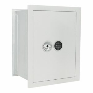 Rottner Wandtresor EN1 Stone SE 65 Premium Elektronikschloss weiß